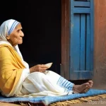 Home 11 테레사 수녀 Mother Teresa 인도주의 활동 노벨 평화상 자선 단체 - Early Compassion in Kolkata**
A realistic, warmly lit image portraying Mother Teresa in her younger ...